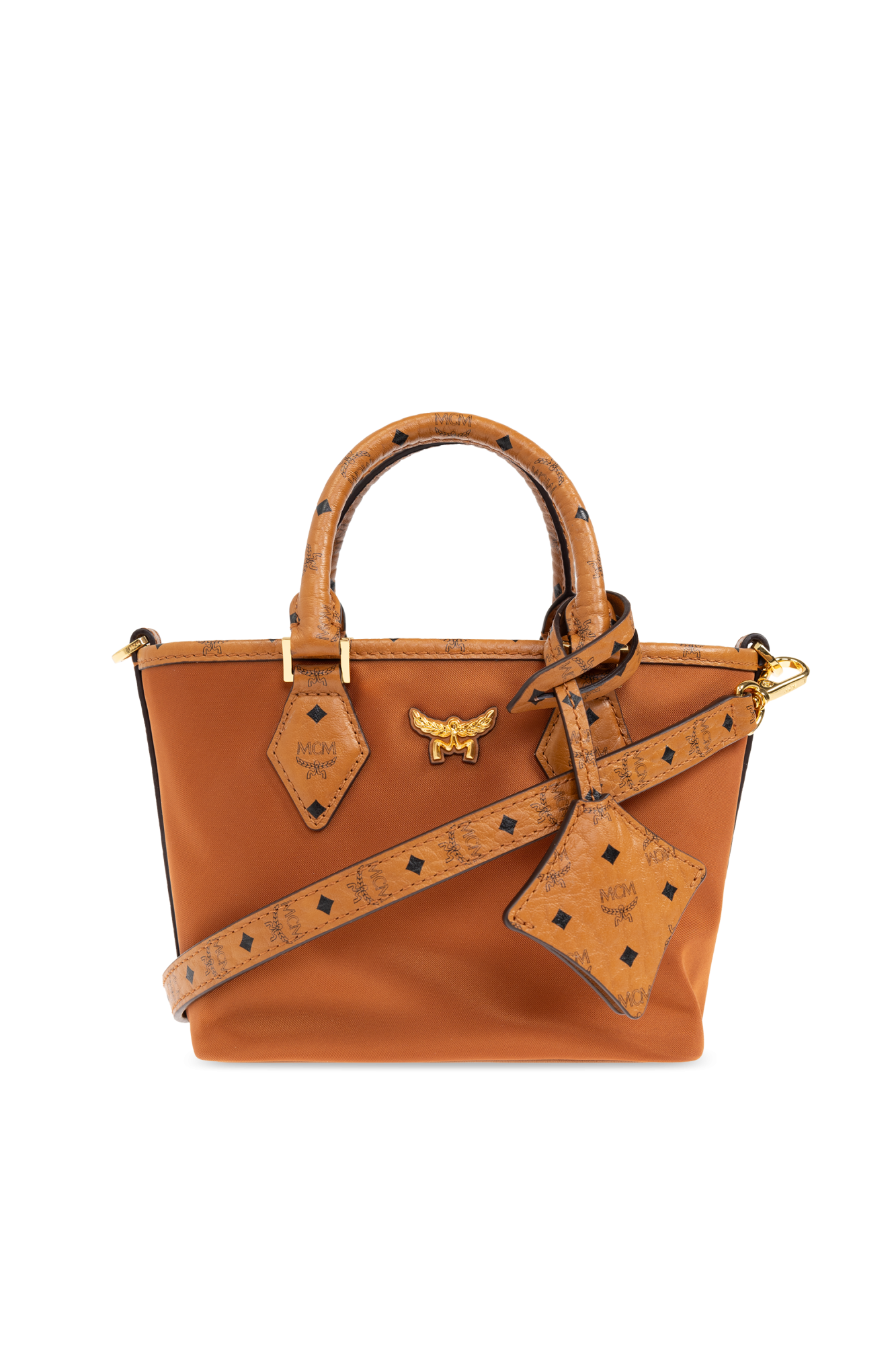 ショルダーバッグ Mcm Printed fabric handbag Mcm Printed fabric crossbody bag with adjustable strap | The